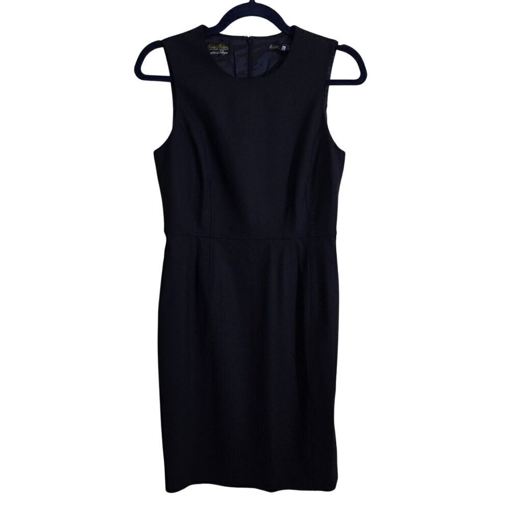 Lanificio Di Tolligno Brooks Brothers The Essential Stretch Sheath Dress Navy Si - Picture 2 of 10